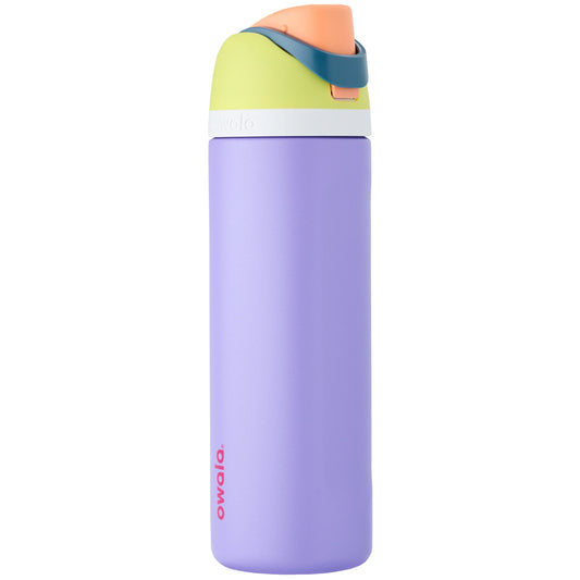 Freesip Stainless Steel Water Bottle, 24Oz Light Purple